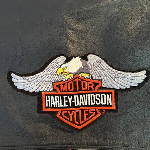 Force - Genuine Leather Riding Vest Harley March of Dimes Ride - Mens Large - Picture 6 of 7